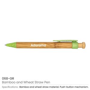 Bamboo with Wheat Straw Pens - Image 4