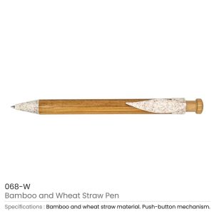 Bamboo with Wheat Straw Pens - Image 3
