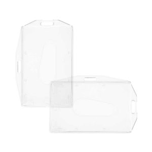 Clear Plastic PVC Card Holder