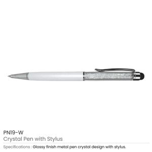 Crystal Pens with Stylus - Image 4