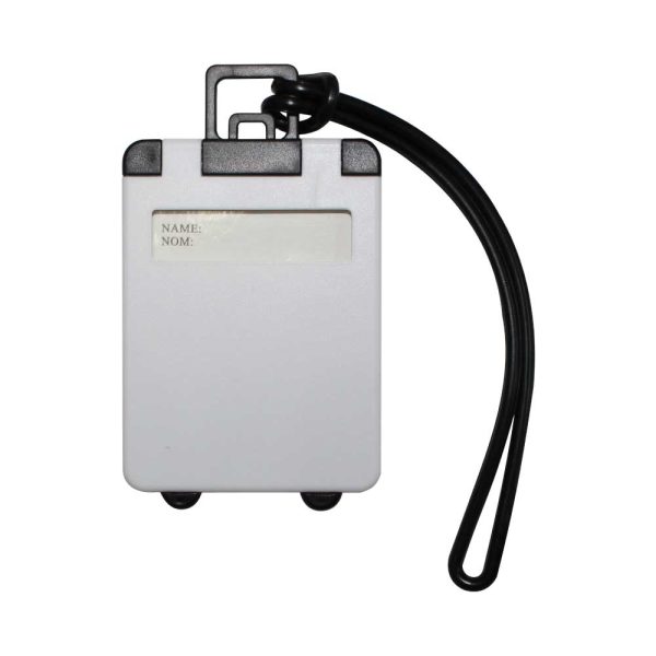 Luggage Tags-LUG-02-Blank Luggage Tags White