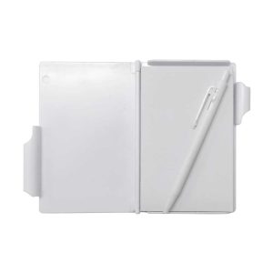 PVC Hard Cover Notepad with Pen - Image 3