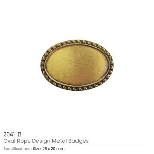 Oval Rope Design Logo Badges - Image 5