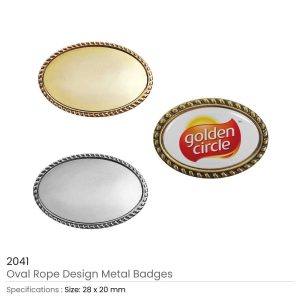 Oval Rope Design Logo Badges - Image 6