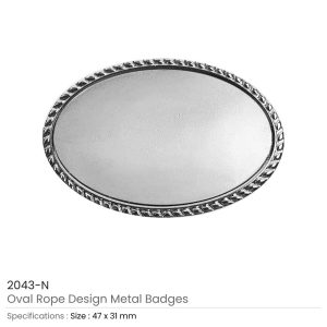 Oval Rope Design Logo Badges - Image 4