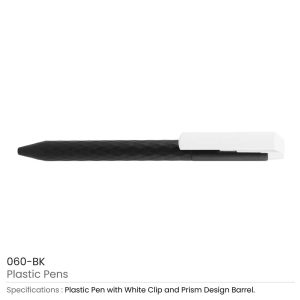 Prism Design Plastic Pens - Image 7