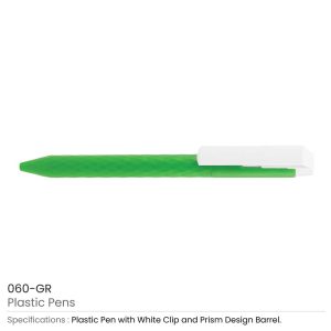 Prism Design Plastic Pens - Image 5