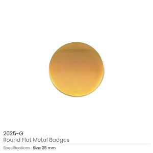 Round Flat Metal Badges - Image 4