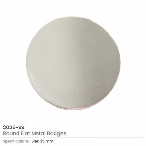 Round Flat Metal Badges - Image 5