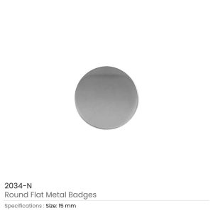 Round Flat Metal Badges - Image 3
