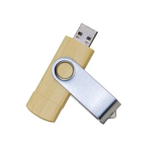 OTG Bamboo Swivel USB 32GB - Image 5