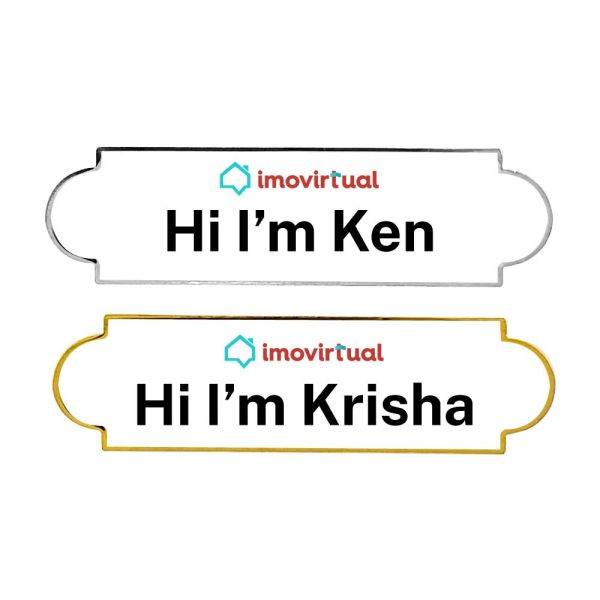 Printed Metal Name Badges