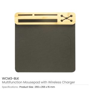 Mousepad with Wireless Charger - Image 3