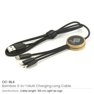 3-in-1 Multi-Charging Long Cable - Image 3