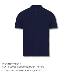 NEXTT LEVEL Recycled Polo T-Shirts - Image 12