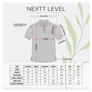 NEXTT LEVEL Recycled Polo T-Shirts - Image 7