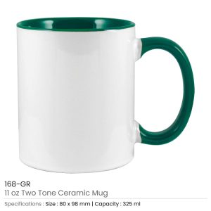 Two Tone Ceramic Mugs - Image 6