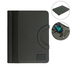 Dorniel Portfolio A4 with 8000mAh Powerbank and LED Logo