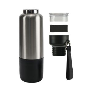 Multi-function SS Bottles, Double Wall, Base Cup, Lanyard, 500ml - Image 8