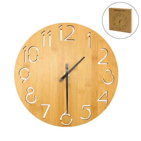 Round-Bamboo-Wall-Clock-CLK-17-Main