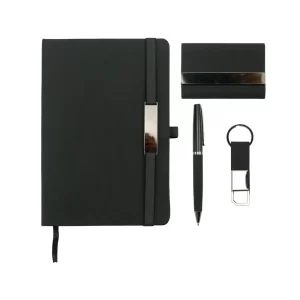 Office Gift Sets with Notebook, Pen, Card Holder, Keychain - Image 6