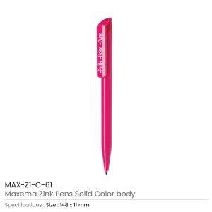 Maxema Pens with Breast Cancer Awareness Logo - Image 3