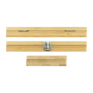 Tool Set in Bamboo Box with Silver Lock - Image 6