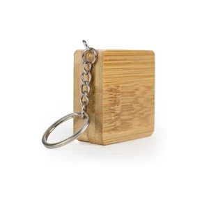 Bamboo Retractable Measuring Tape Keychains - Image 7