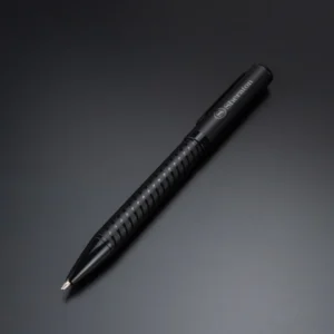 Black Metal Pens with Spiral Design Barrel - Image 4