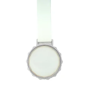 Glass Medals with Metal Frame and 3cm White Ribbon - Image 12