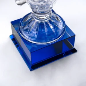 Large Crystal Glass Trophy Cup with Chocolate Gift Edition - Image 7