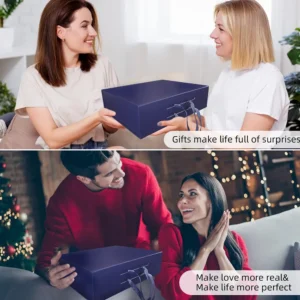 Foldable Gift Box with Magnetic Closure & Ribbon Handle - Image 10