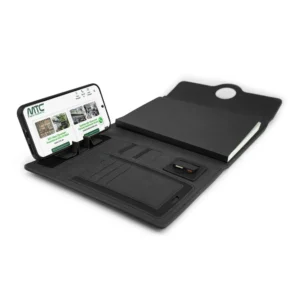 Powerbank Portfolio Notebook, 8000 mAh, with 15W Wireless Charging - Image 3