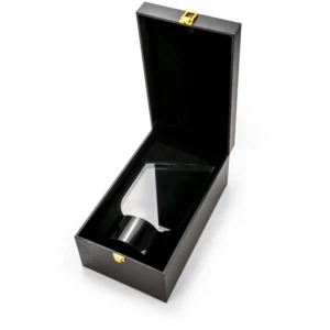 Crystal Trophy with Round Black Base in Premium Fiber Box - Image 6