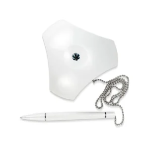 Counter Pen with Base Holder and Secured Chain – Blue Ink - Image 9