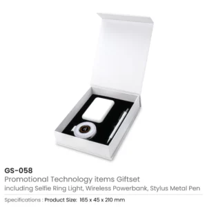 Technology Items Gift Set in White Magnetic Closure Gift Box - Image 3