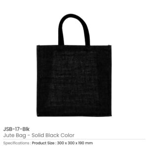 Reusable Square Jute Shopping Bags - Image 7