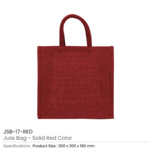 Reusable Square Jute Shopping Bags - Image 4