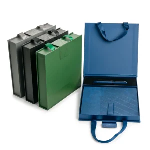 Premium Office Gift Sets in Magnetic Clasp Closure & Ribbon Handle Box