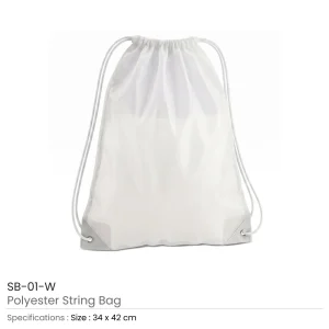 Promotional Drawstring Bags in High-Quality Polyester Material - Image 3