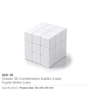 Promotional Rubik's Cube Puzzles White - Image 3